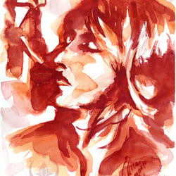 Gil Ofarim | Aquarell auf Papier