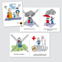 Illustrationen für das Dortmunder Jugendamt