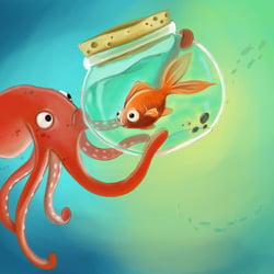 Kinderbuch Fischbild
