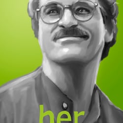 Illustration zum Film „her“