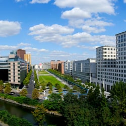 Panoramic View Linkstrasse, Berlin.