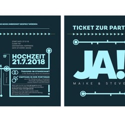 Hochzeitsausstattung – Einladungskarten