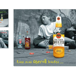 Plakate gegen Alkoholmißbrauch