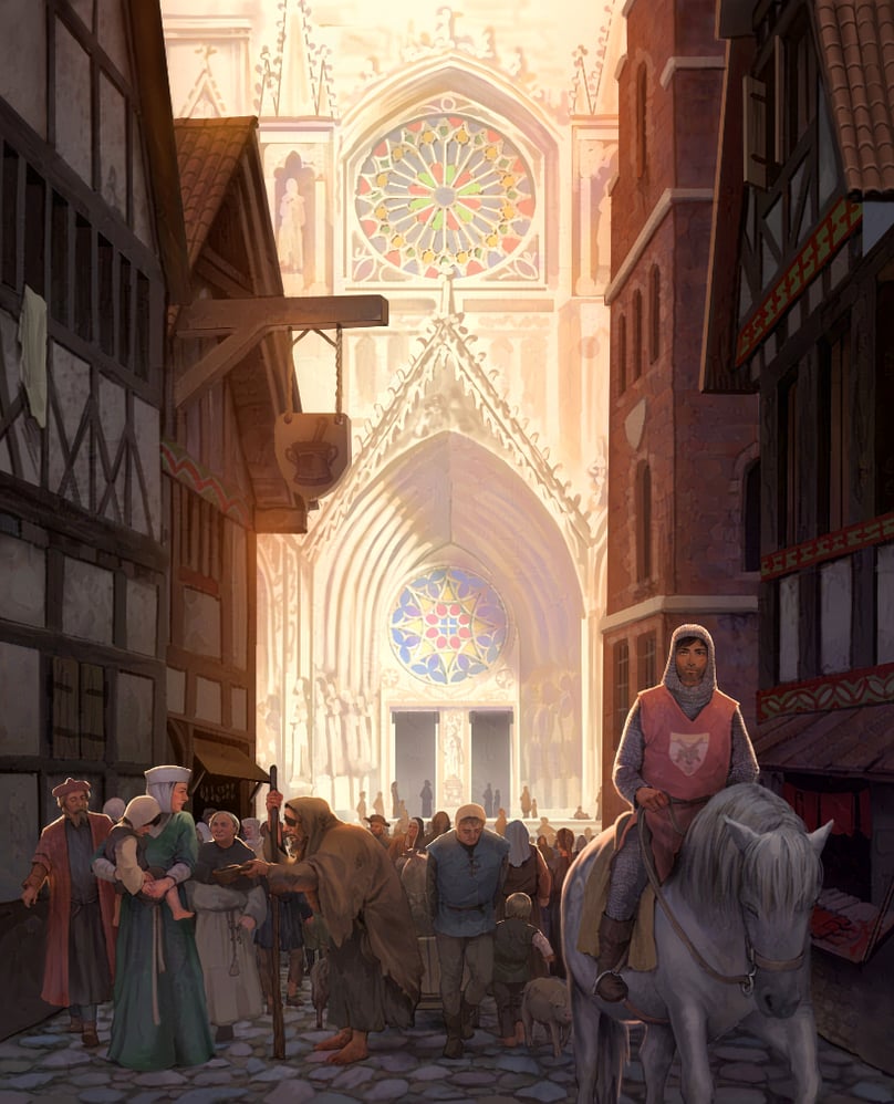 Geheimnisvolle Welt des Mittelalters – Cover