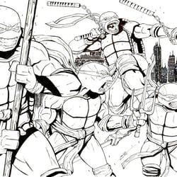 Eine klassische Interpretation der Teenage Mutant Ninja Turtles