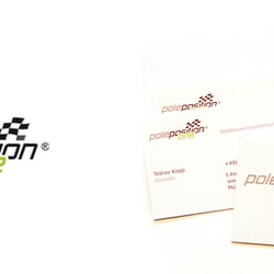 poleposition // Logo, Geschäftsausstattung