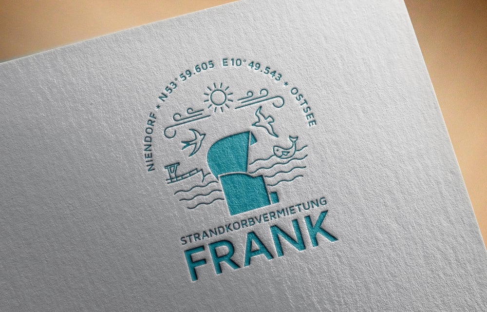 Corporate Design Strandkorbvermietung Frank
