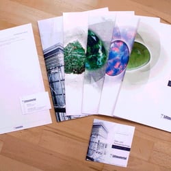 Übersicht von Print-Materialien