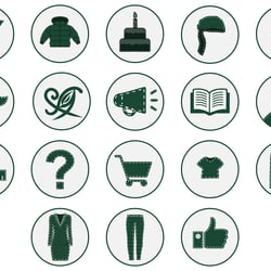 The social media icons