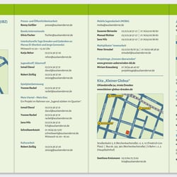 Folder: Standorte des Vereins