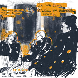 Talkrunde der Park-Fiction-Organisation