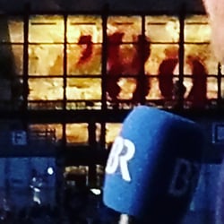 Maske für BR Reportage Leipzig 03.10.