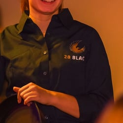 Bedrucktes Hemd für 28 Black