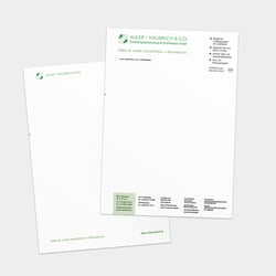 Briefbogen für Auler + Haubrich