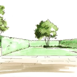 Illustration Landschaftsplanung