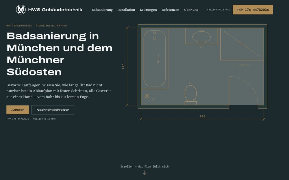 Sanitärbetrieb Ottobrunn – Startseite