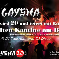 GAYSHA Karate – Partyflyer