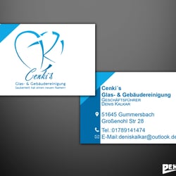 Visitenkarten Gebäudereinigung Cenkis