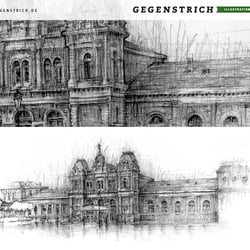 Zeichnungen zur Historiografica Mainz