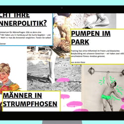 Screen Design für die Journalisten-Akademie der Konrad Adenauer Stiftung