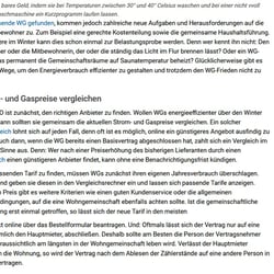 8 Tipps für WGs