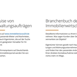 Design der Wohnungswirtschaft-Broschüre für ImmobilienScout24