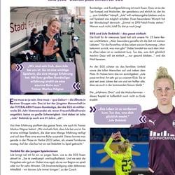 Das »Kick Off« der SGS-Essen, Frauen Fußball-Bundesliga