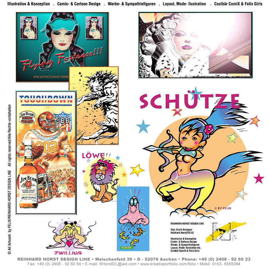 Div. Artworksamples & Stilmuster