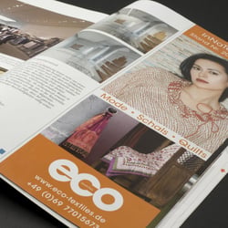 eco-textiles / Anzeige im Messemagazin
