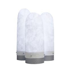 Leuchten „Purist“, handgefertigt aus Papierfaser, inkl. LED