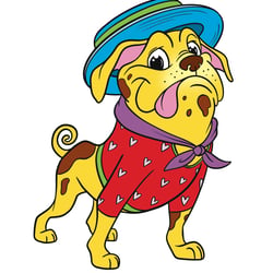 Mischung aus Illustrationen, Charakterdesign, Maskottchen