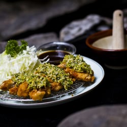 Fried Pork and Leek
