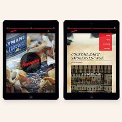 Hemingway Cocktail Bar on Tablet
