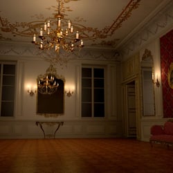 Barock Salon (Nachtstimmung)