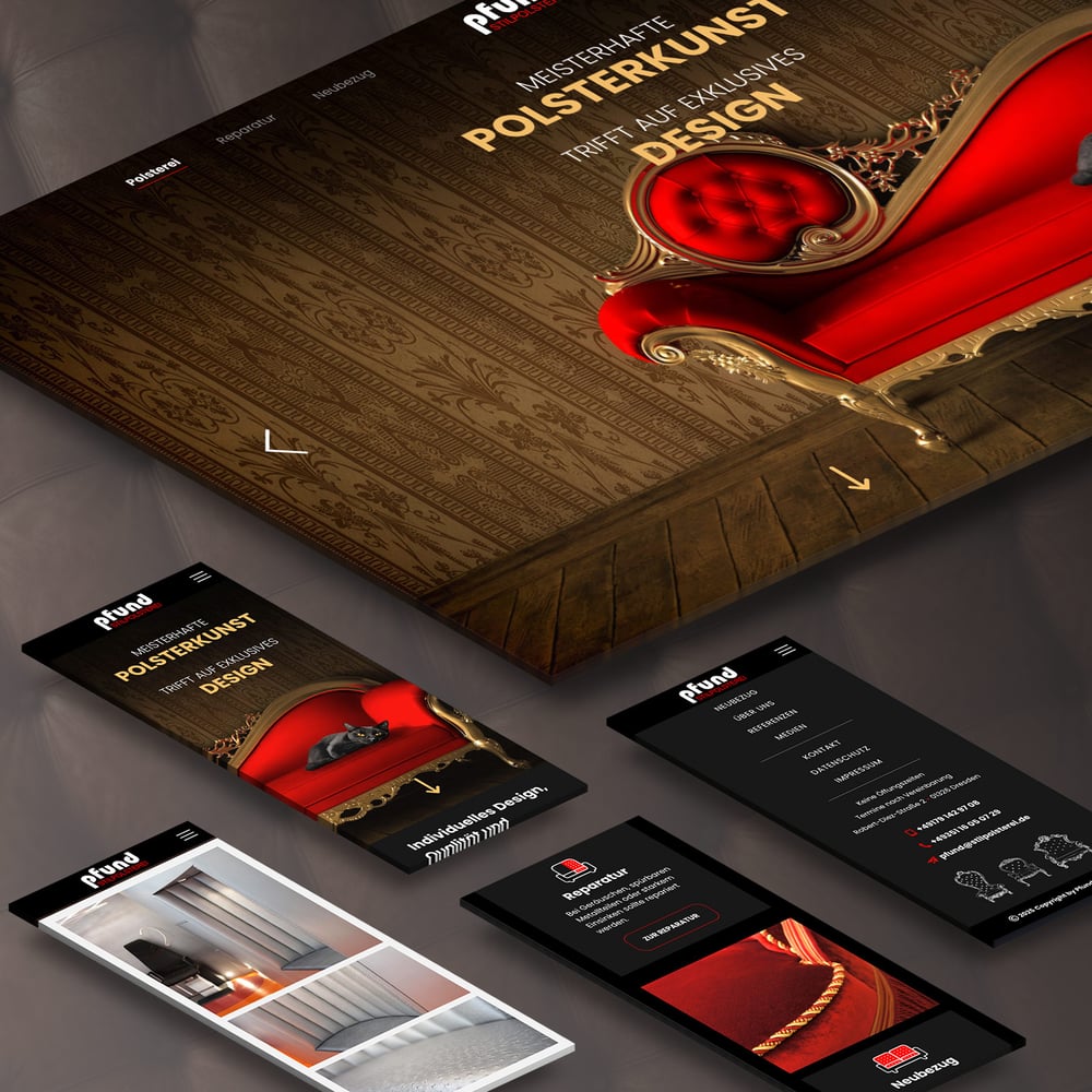 Moderne full responsive Website