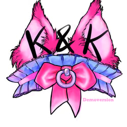 Entwurf „Kittens and Kink“ Promo-Sticker
