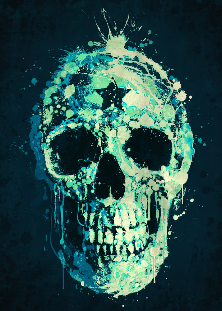 Splatter Skull