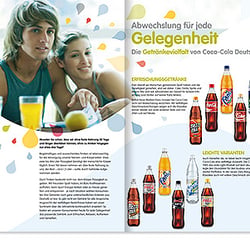 Innenseiten, Imagebroschüre