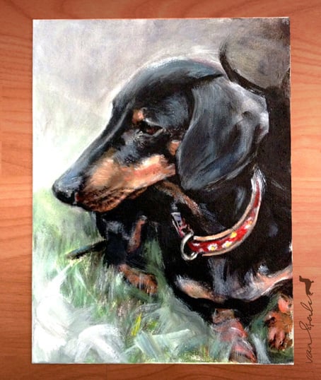 Acryl auf Leinwand