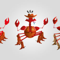 Charakter-Design, Krabbenchips