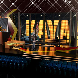 Visualisierung des TV-Studios, Kaya Yanar Show 2013; Auftraggeber MMC Studios Köln