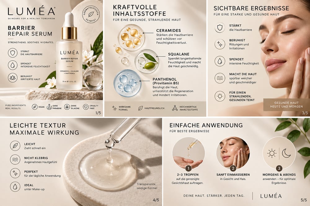 LUMÉA – Beauty Product Listing