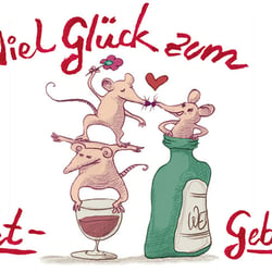 „ Viel Glück zum Nicht- Geburtstag“ für den Tassendruck
