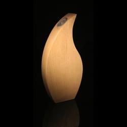 die FEUERvase aus Esche und Aluminium