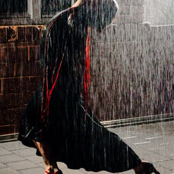 im regen