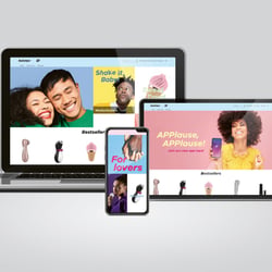 Satisfyer: Responsives Website-Screendesign
