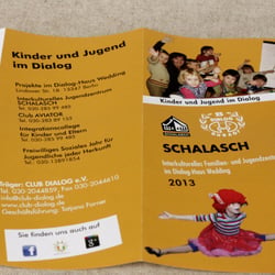 Design der Jahreslehrplanes des Kinder und Jugendclubs SCHALASCH