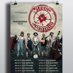 Plakatdesign „Steven Seagulls“