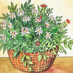 Blumenkorb