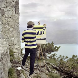Herzogstand, nach Franz Marc, 2013, aus: Selbstporträt Landschaft